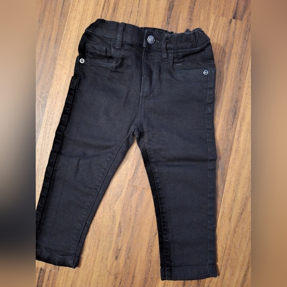 NWOT George Black Jeans Straight-Leg Denim 18-24M - Picture 2 of 3
